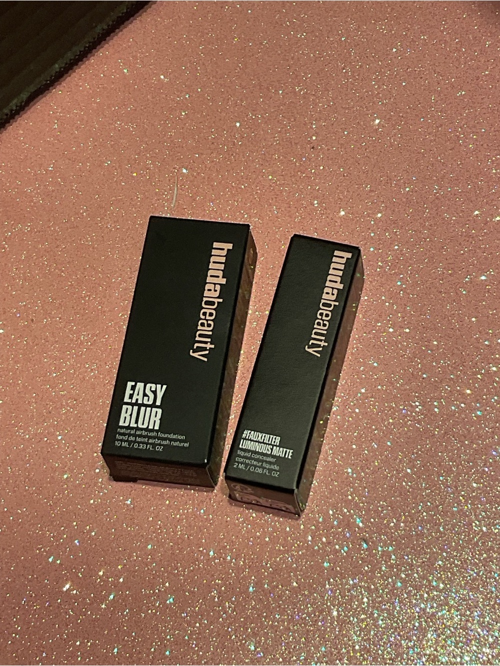 2- Huda Beauty Products- Easy Blur Natural Airbrush Foundation & Concealer